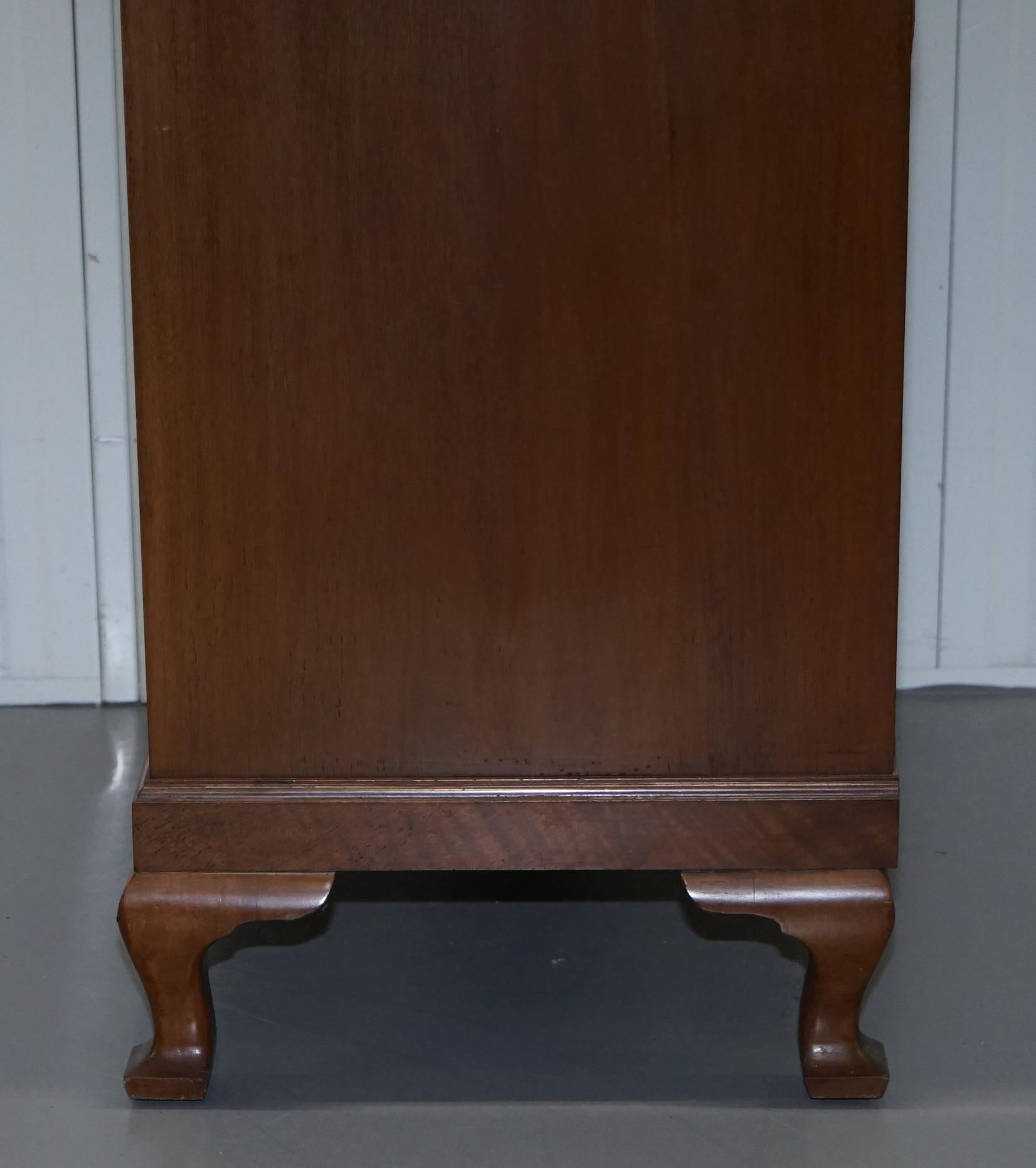 Stunning Robson & Sons circa 1910 Burr Walnut Drinks Cabinet Chest of Drawers 5