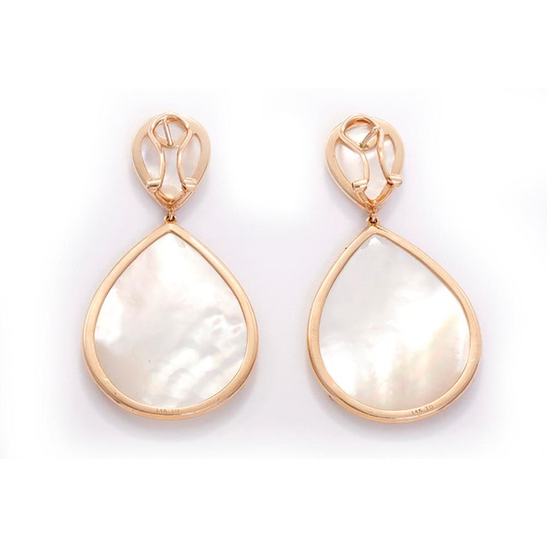 Mother of Pearl Dangle Earrings