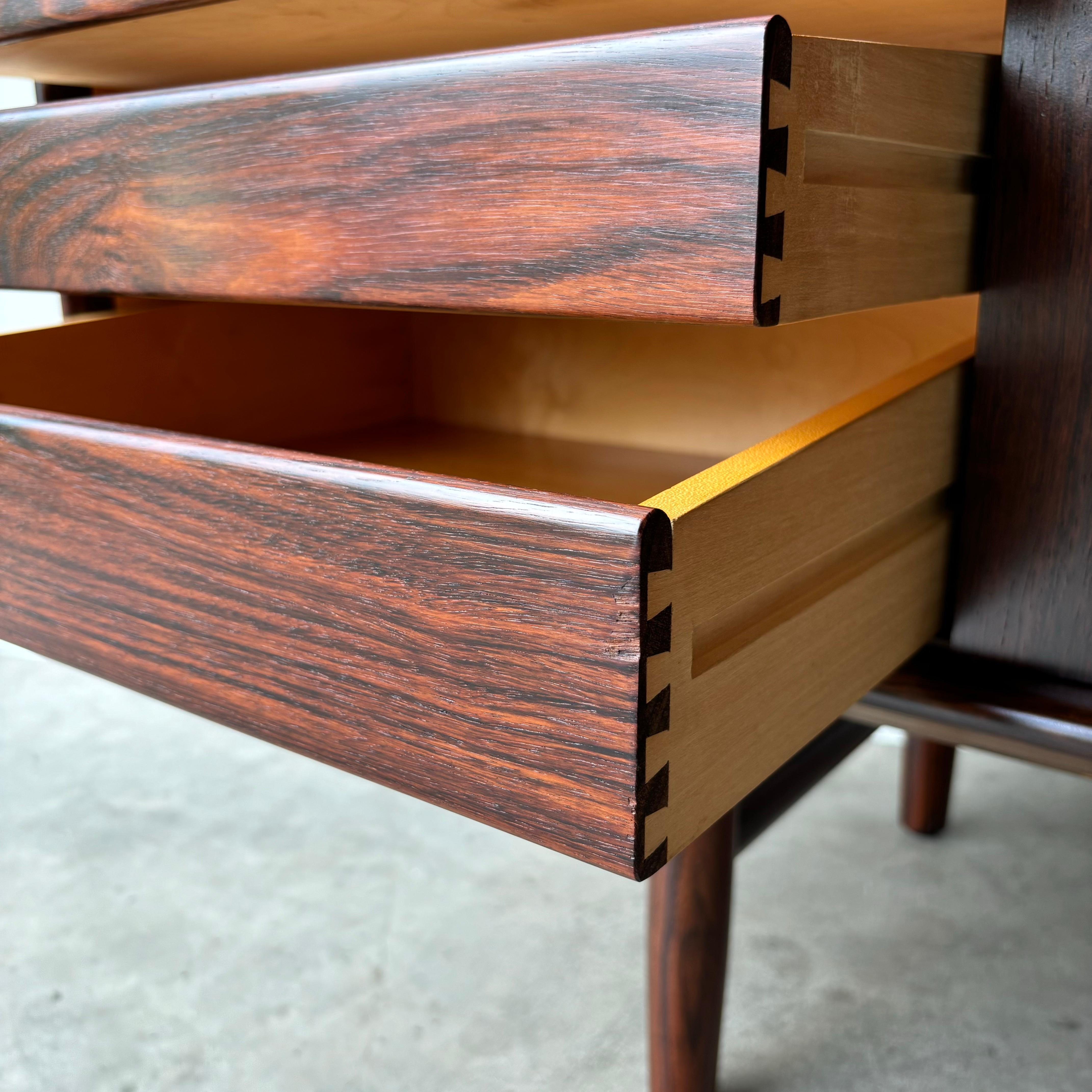 Stunning Rosewood Credenza by Kurt Ostervig, 1960s For Sale 2