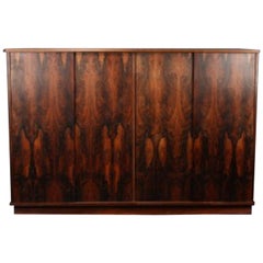 Vintage Stunning Rosewood Cupboard, Men’s Cupboard, Signed and with Cites Documents