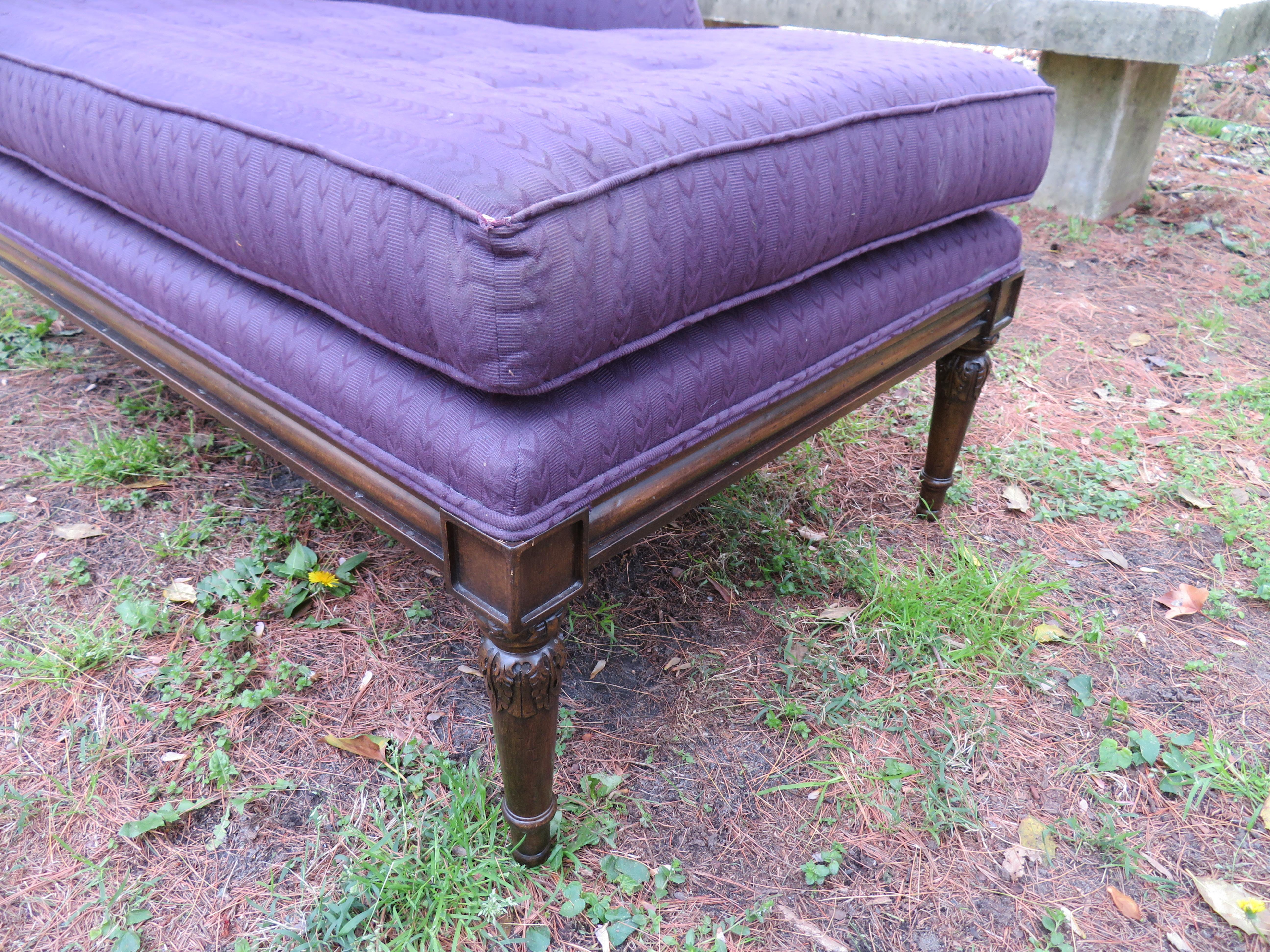 chaise lounge purple