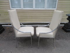 Stunning Set 8 Milo Baughman D.I.A. Dining Chairs Mid-Century Modern