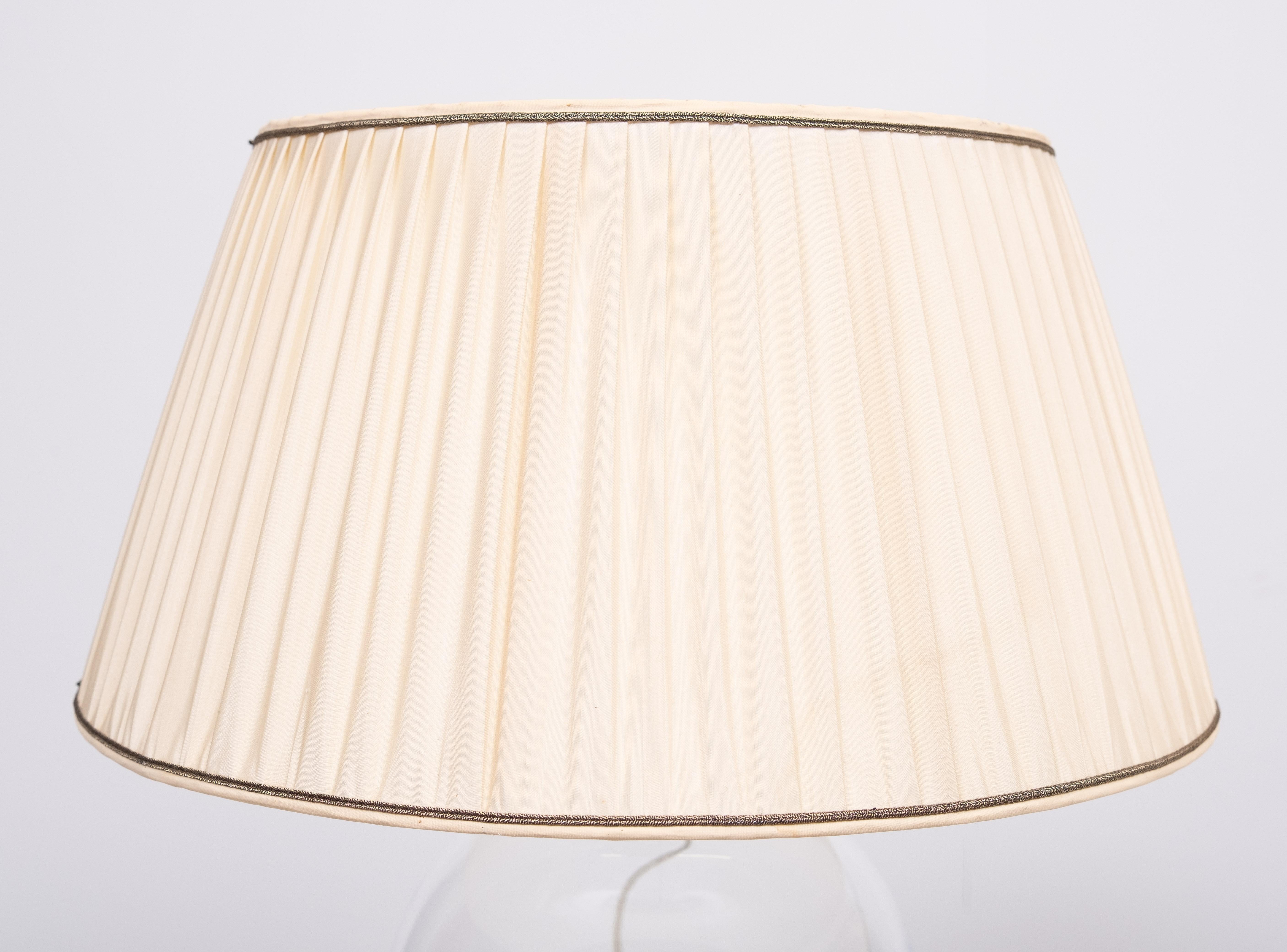 Superbe ensemble de lampes de table Ball and Ball en verre  1970 France en vente 1
