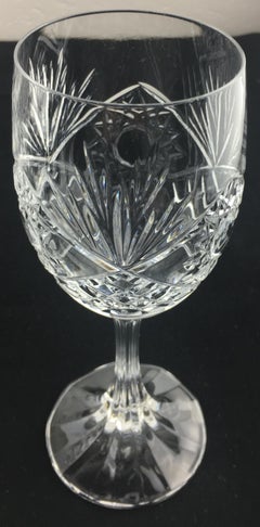 Stunning Set of 12 Baccarat Crystal Wine Glasses
