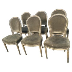 Stunning Set of 6 Maison Jansen Style Dining Chairs