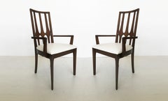 Stunning Set of Eight Mid-Century Modern Broyhill Brasilia Dining Chairs