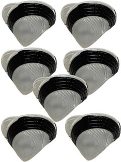 Stunning Shell Shaped Murano Ice Glass Sconces, Italy, 1980s 'One of Seven'