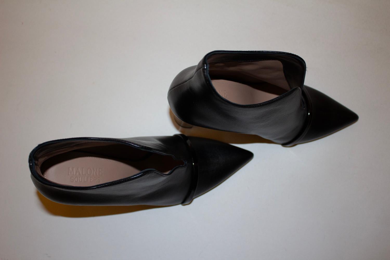 Nero Splendido stivale di Malone Souliers in vendita