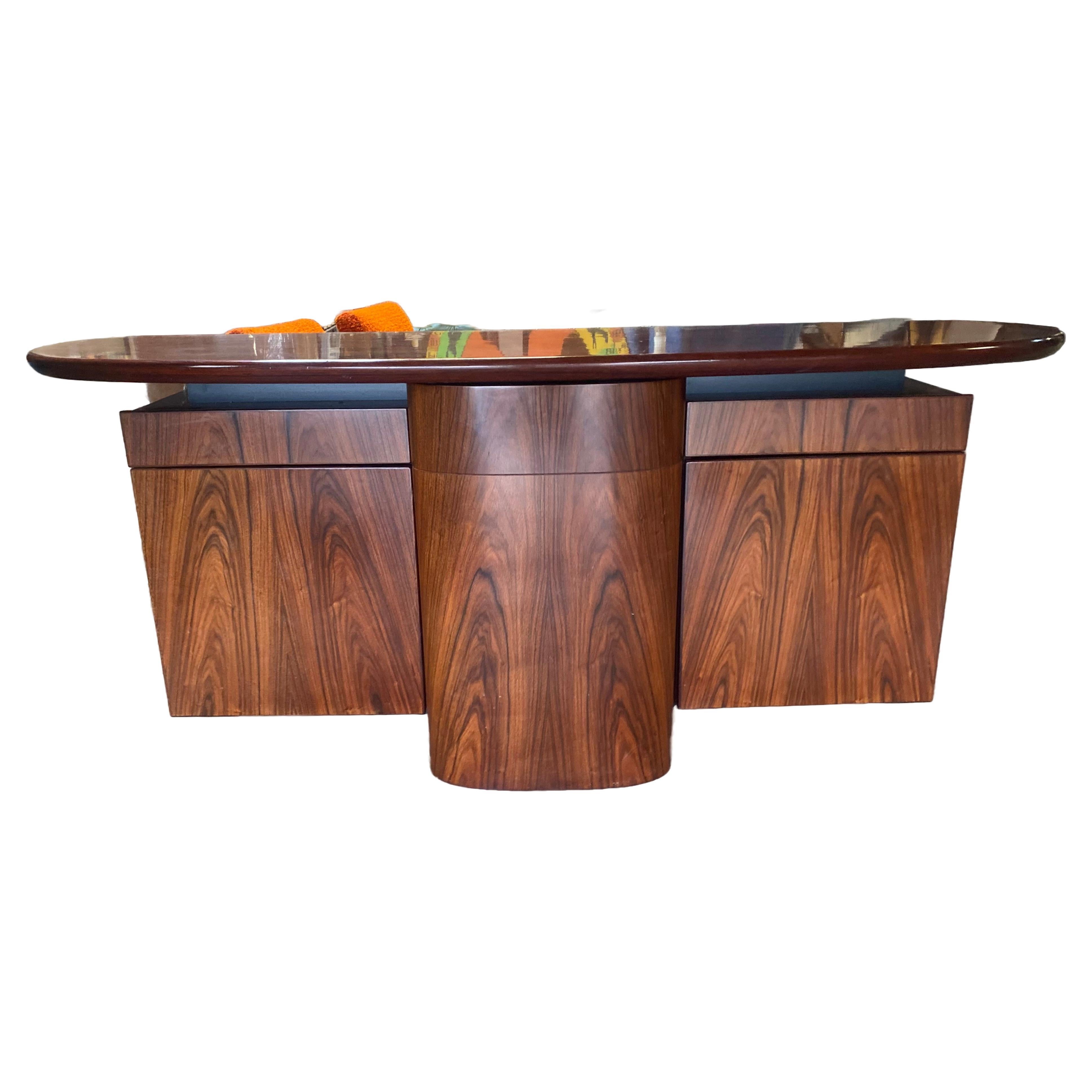 Superbe bar ou crédence danois moderne en bois de rose Skovby