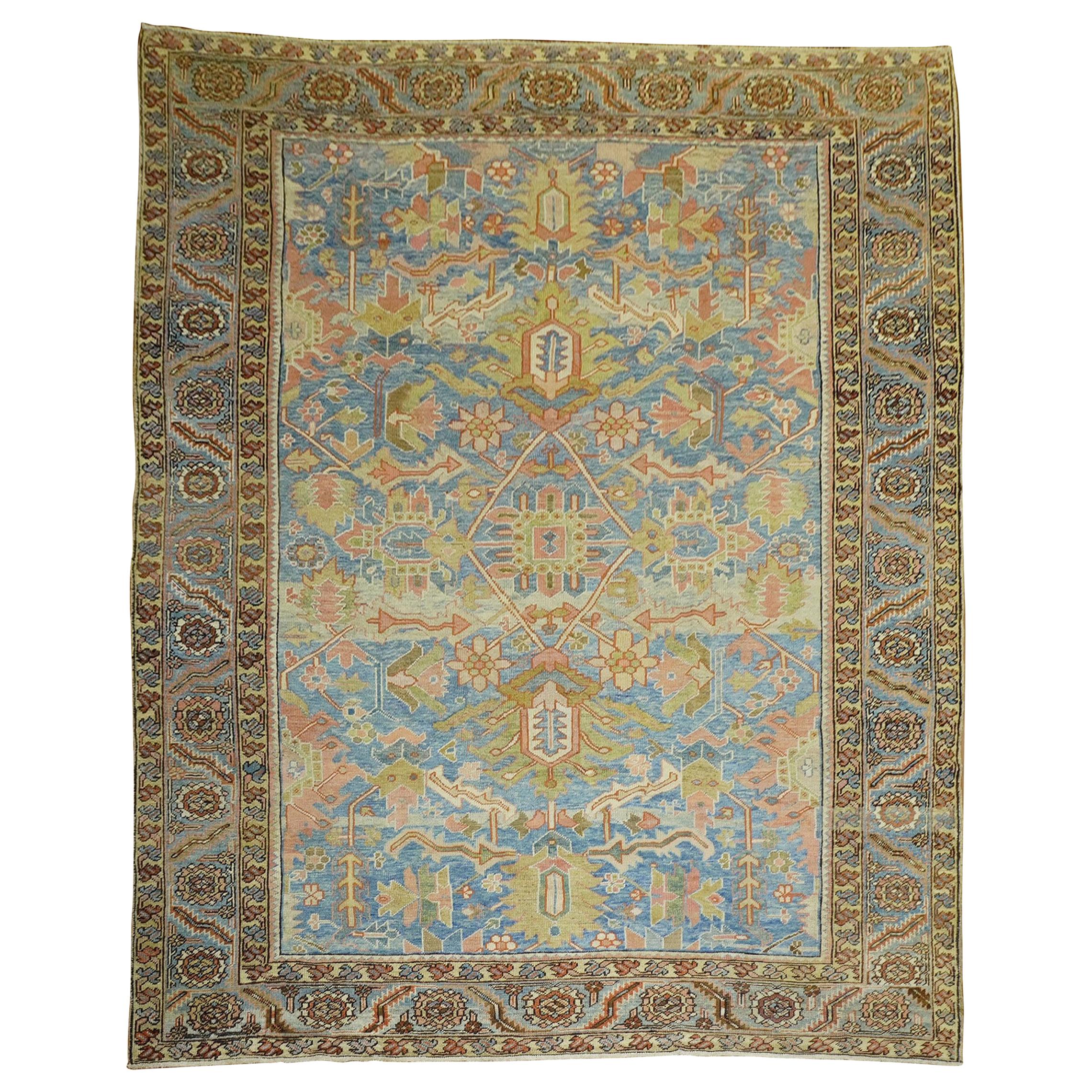 Antique Persian Heriz Rug at 1stDibs