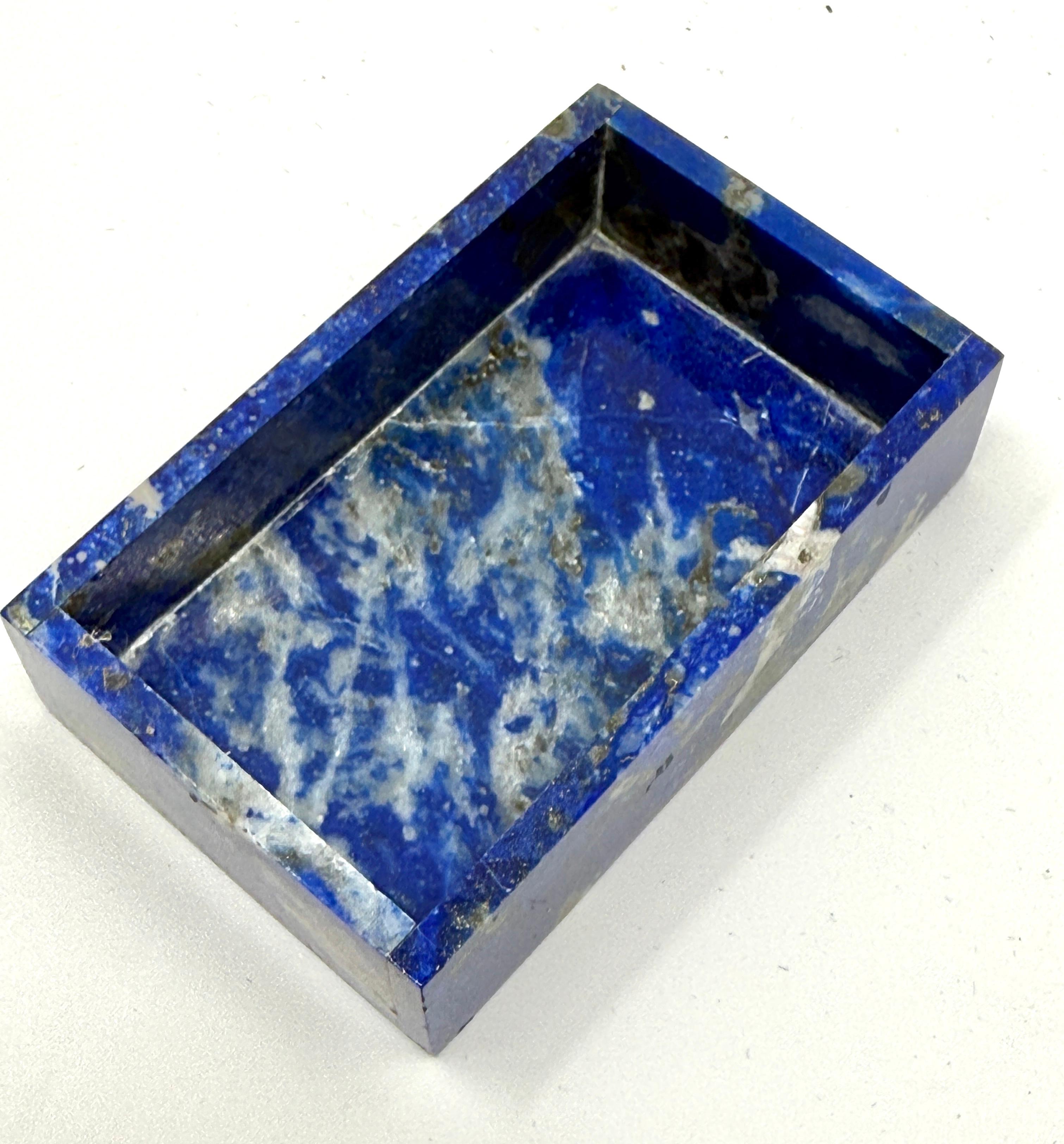 Stunning Small Agate and Lapis Boxes For Sale 8