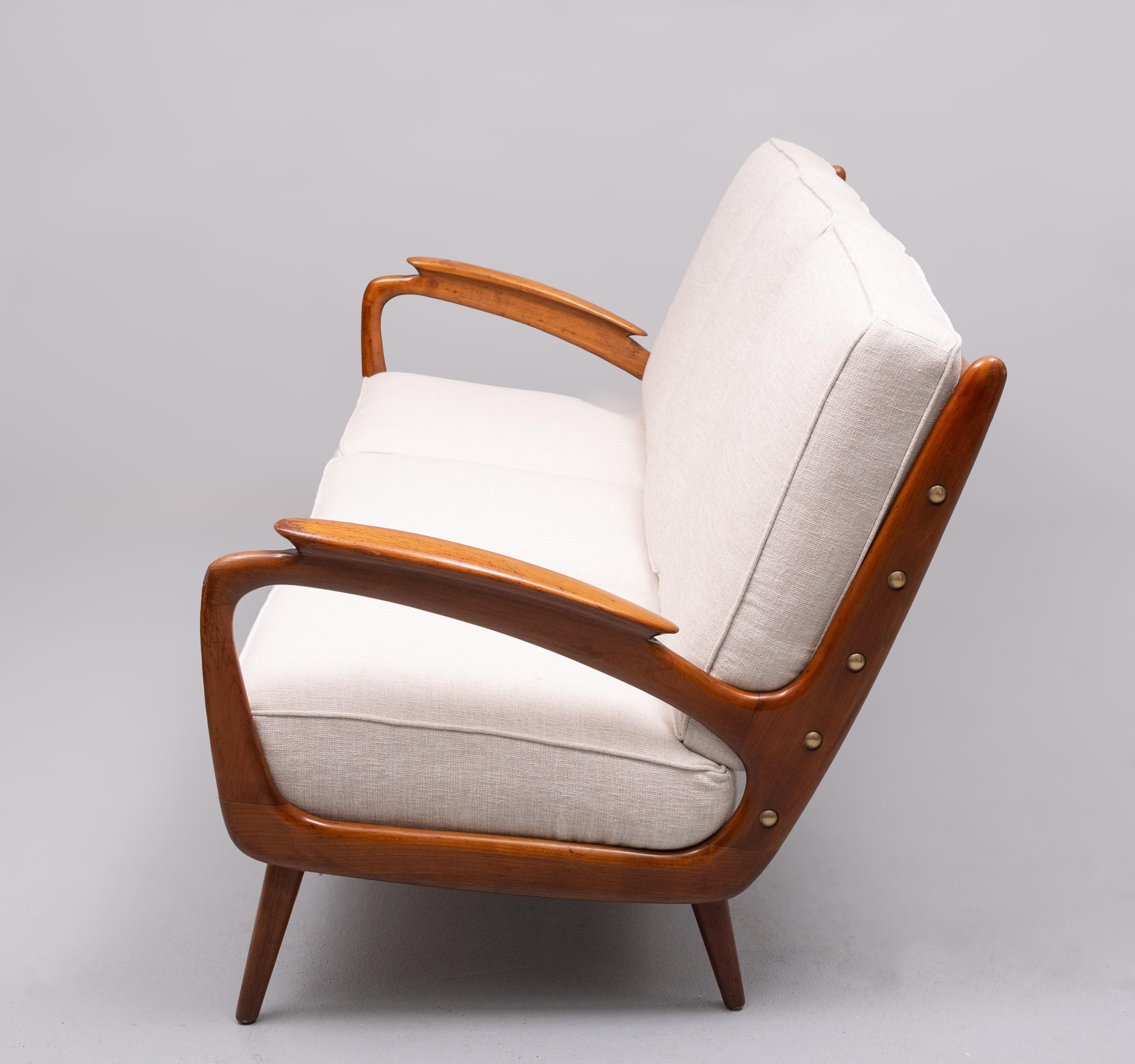 Mid-Century Modern Stunning  Sofa by  De Ster Gelderland  1950s  Holland