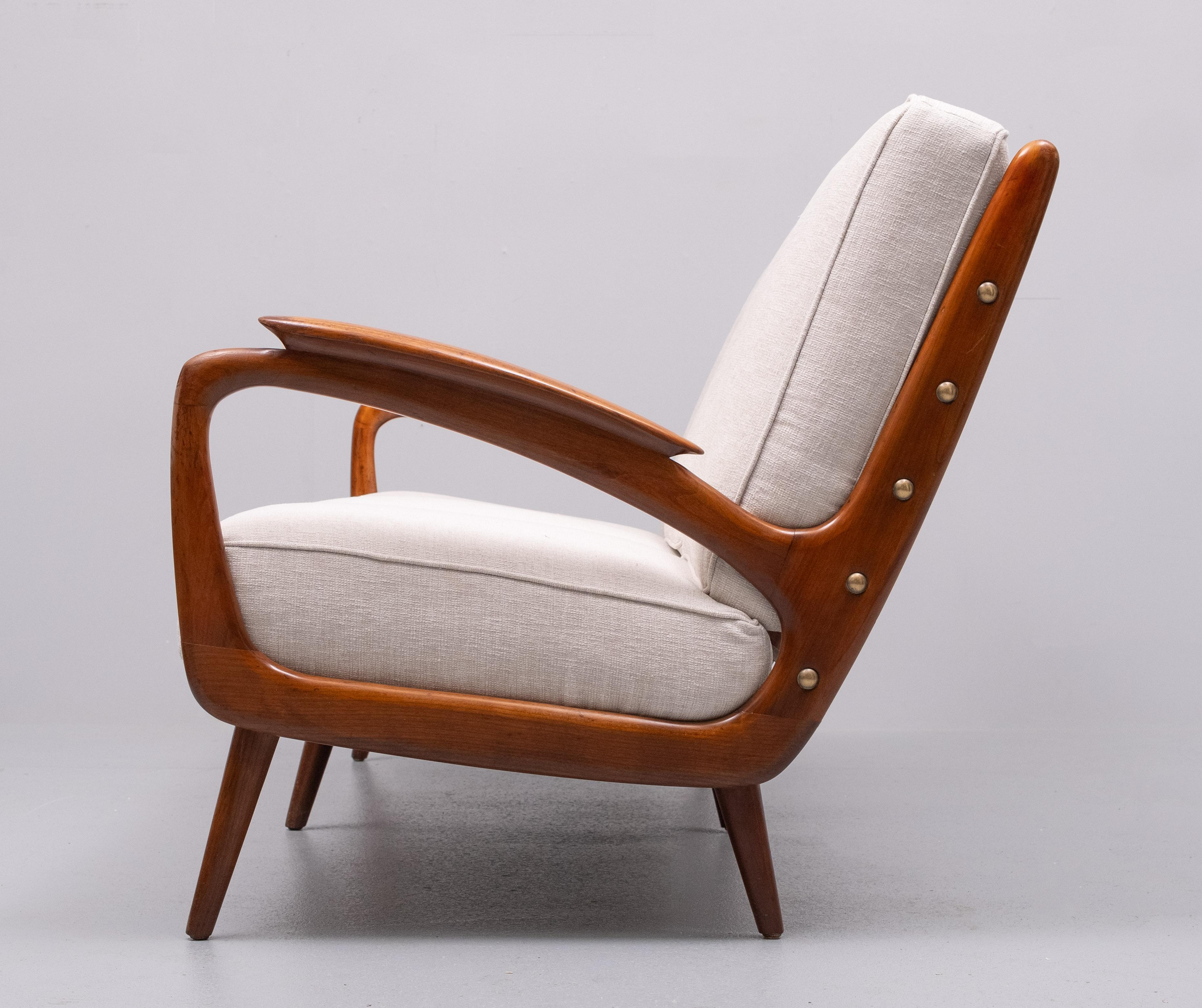 Dutch Stunning  Sofa by  De Ster Gelderland  1950s  Holland