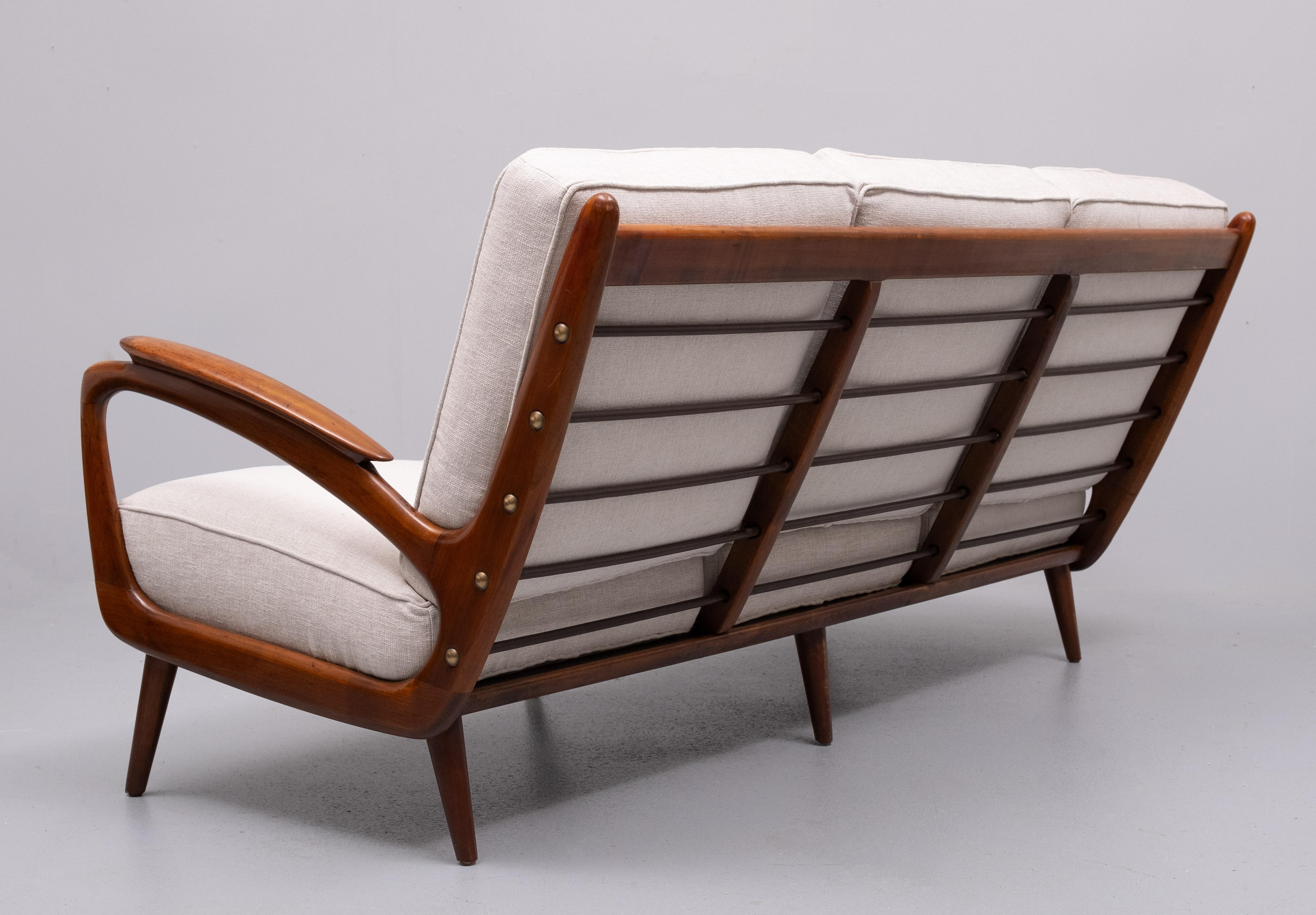Stunning  Sofa by  De Ster Gelderland  1950s  Holland In Good Condition In Den Haag, NL