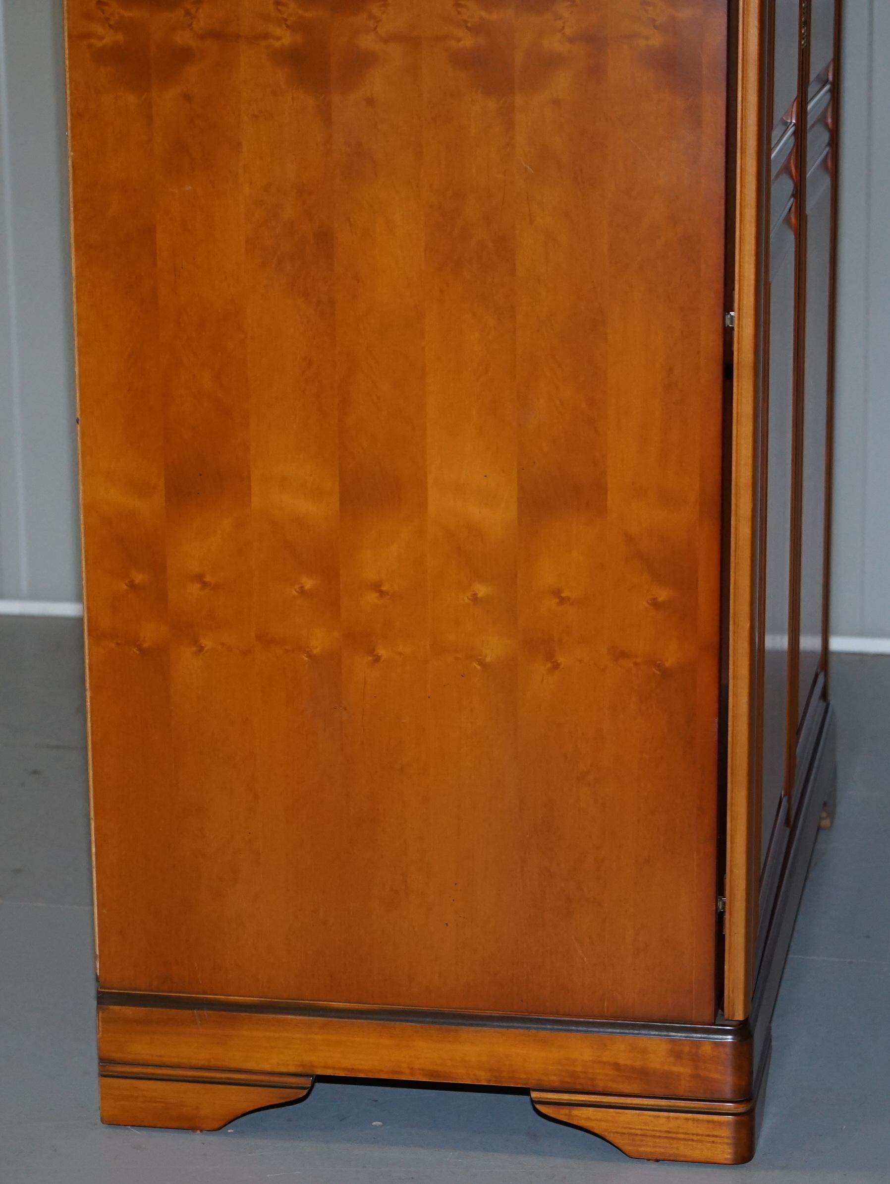 Stunning Solid Cherry Wood Double Bank Wardrobe Part of a Large Suite Must See 2