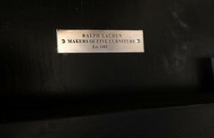 Atemberaubender schwarzer Refektoriumstisch aus ebonisierter Esstisch von Ralph Lauren