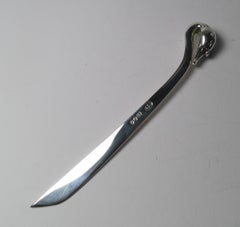 Stunning Solid Silver Swan Letter Opener by Sarah Jones