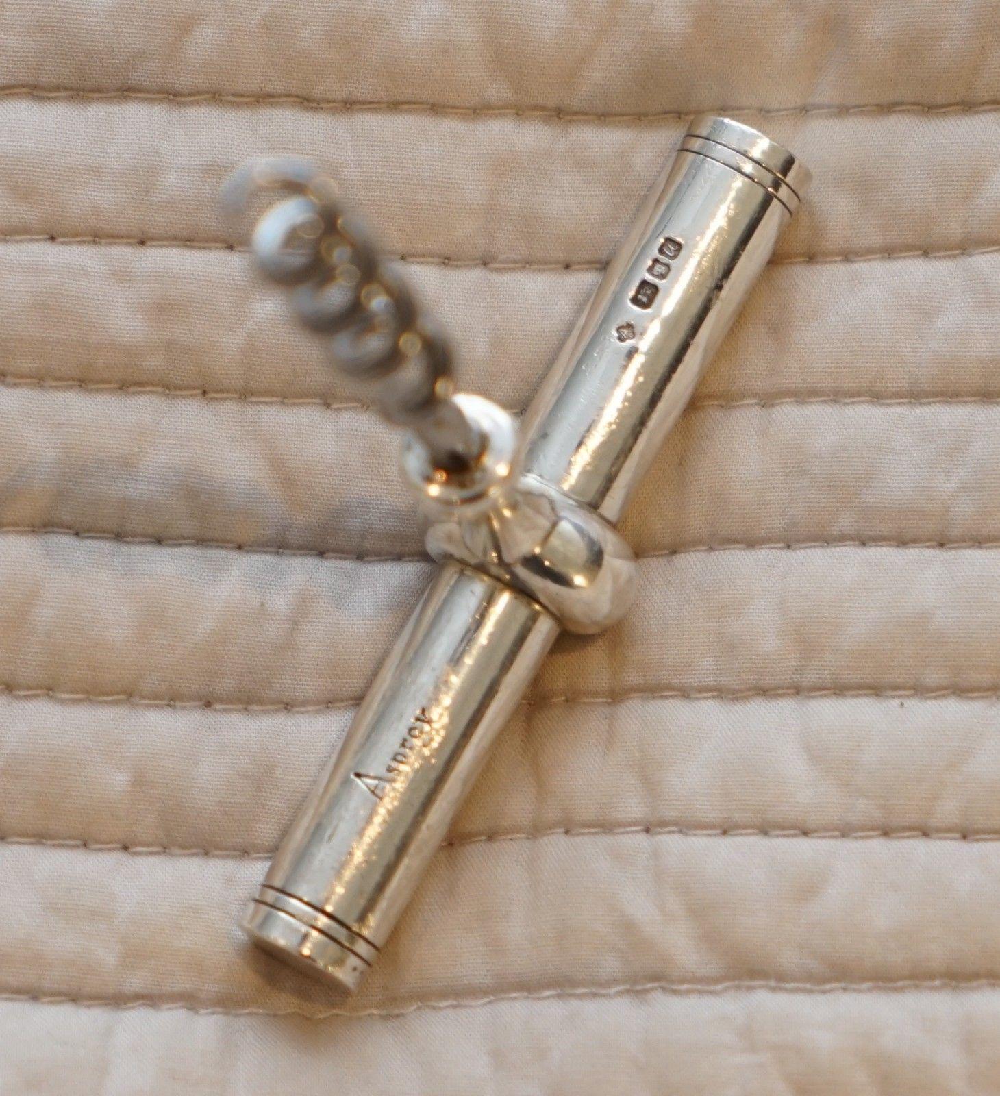 sterling silver corkscrew