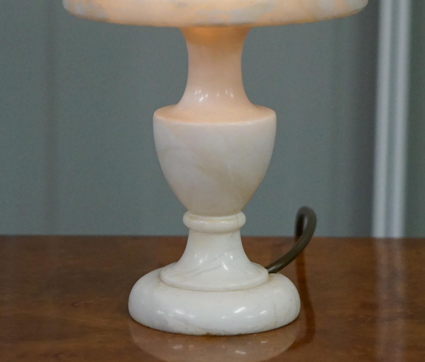solid marble lamp