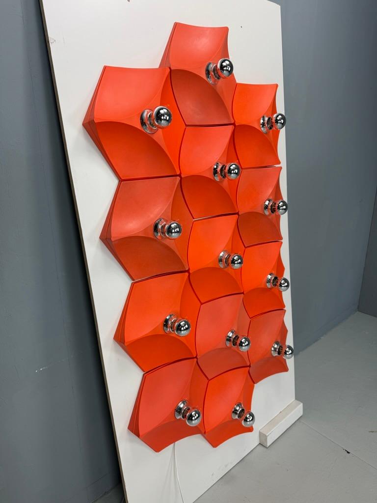 Superbes appliques murales modulaires de l'ère spatiale des années 70 -Allemagne en vente 6