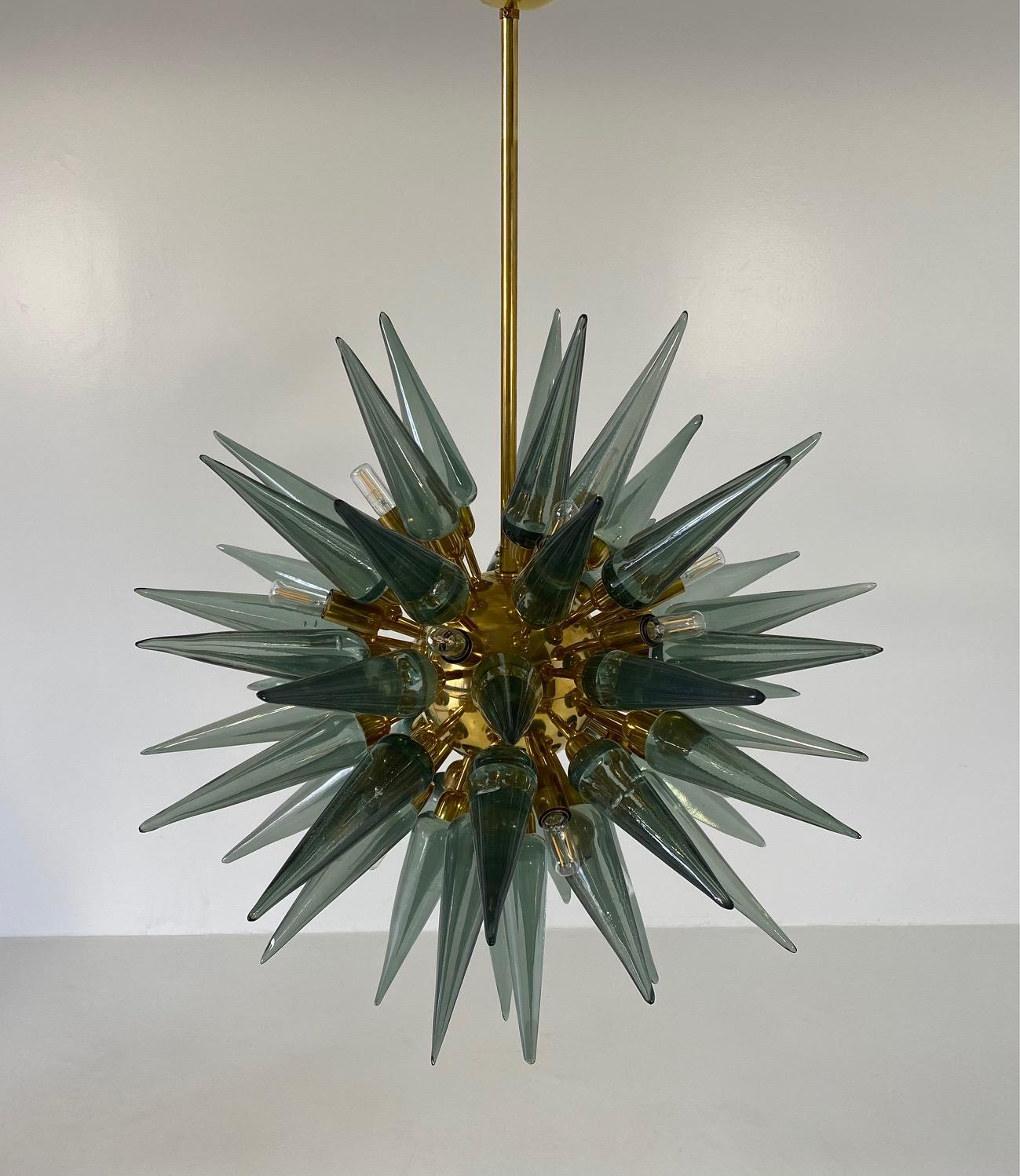 Stunning Sputnik Murano Glass Chandelier 4