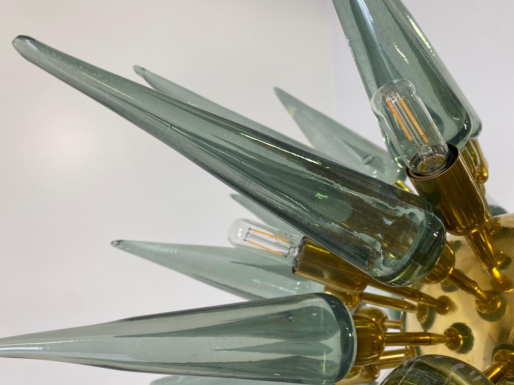 Stunning Sputnik Murano Glass Chandelier For Sale 7