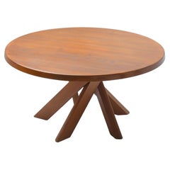 Stunning Stamped T21 D Table, Pierre Chapo, France, 1969