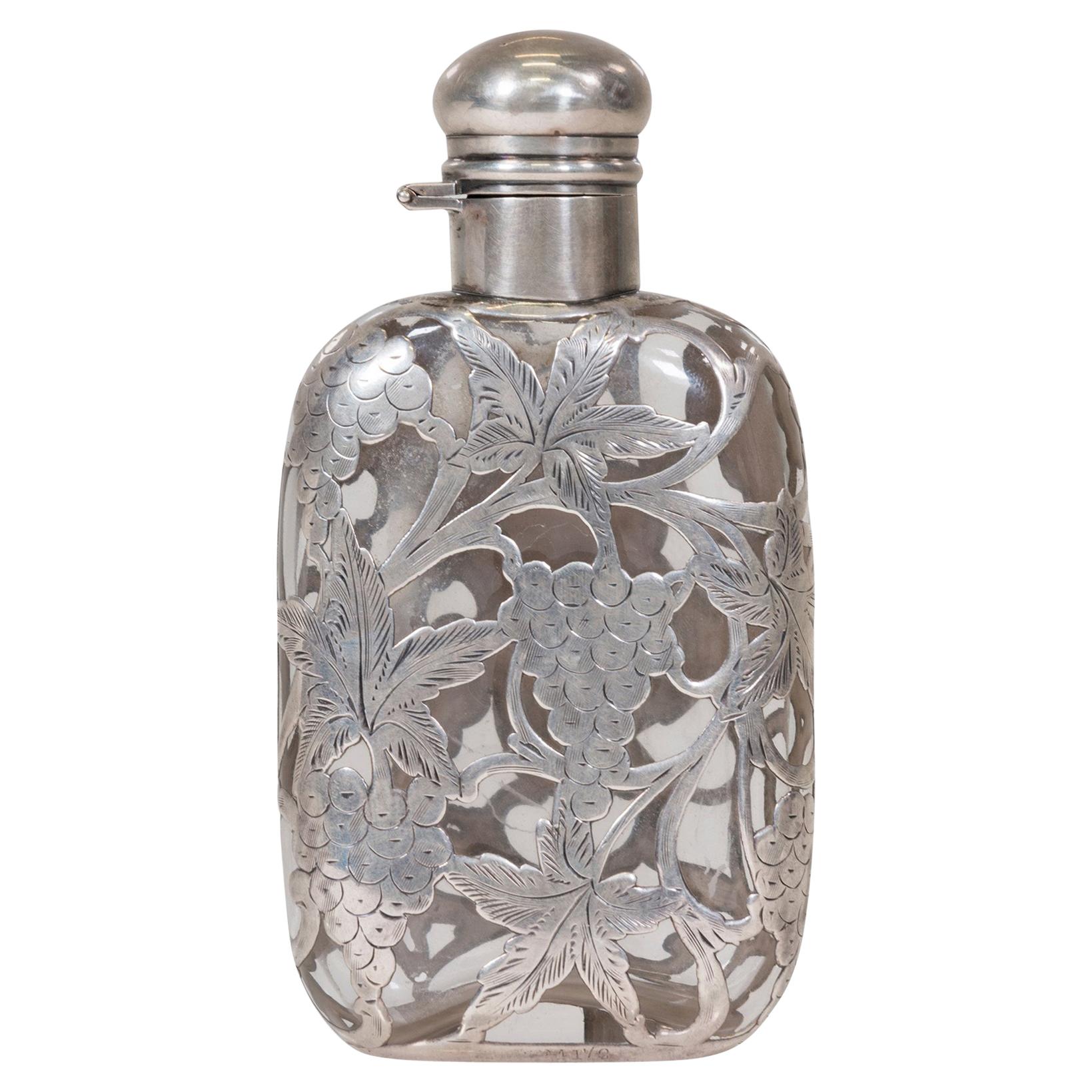 Stunning Sterling Silver Flask