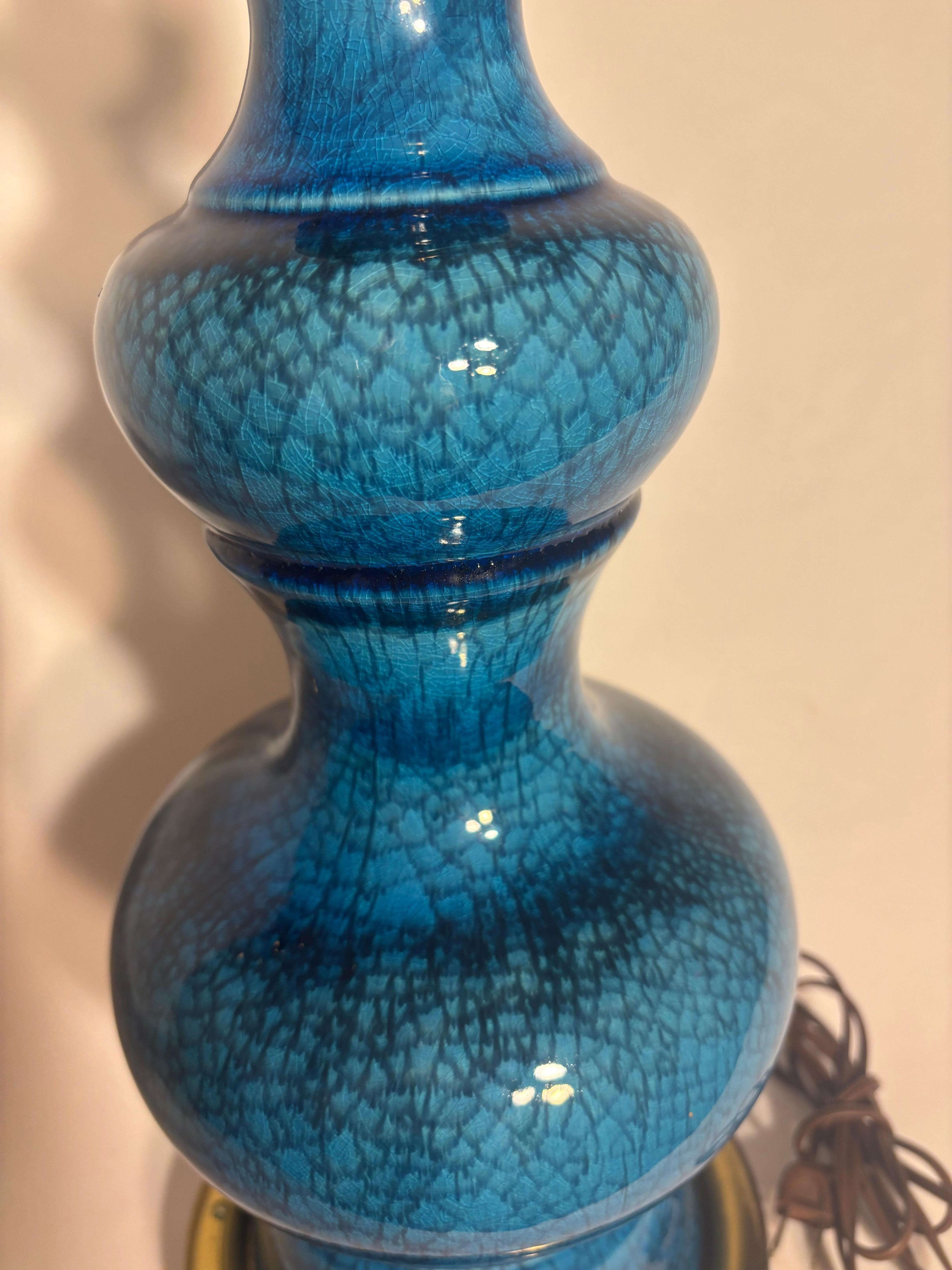 American Stunning Stiffel Pagoda Lamp For Sale