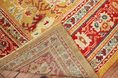 Zabihi Collection Stunning Sunny Yellow Antique Turkish Ghiordes Rug