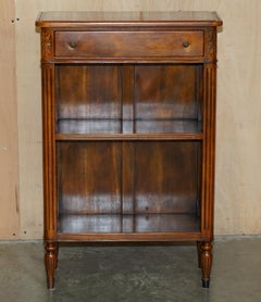 STUNNING THEODORE ALEXANDER DRAWER OPEN LIBRARY BOOKCASE WiTH SINGLE DRAWER