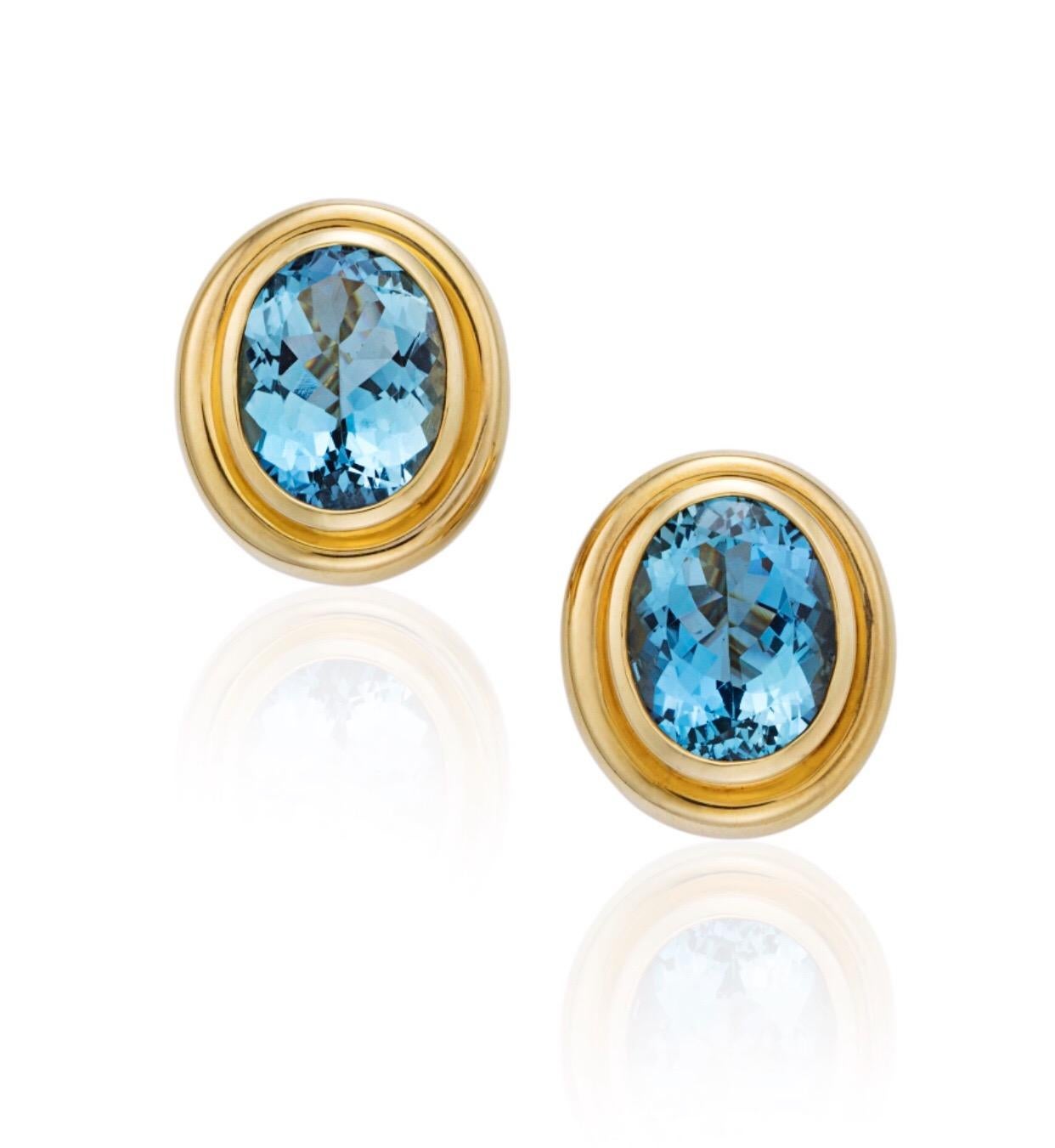 tiffany aquamarine earrings