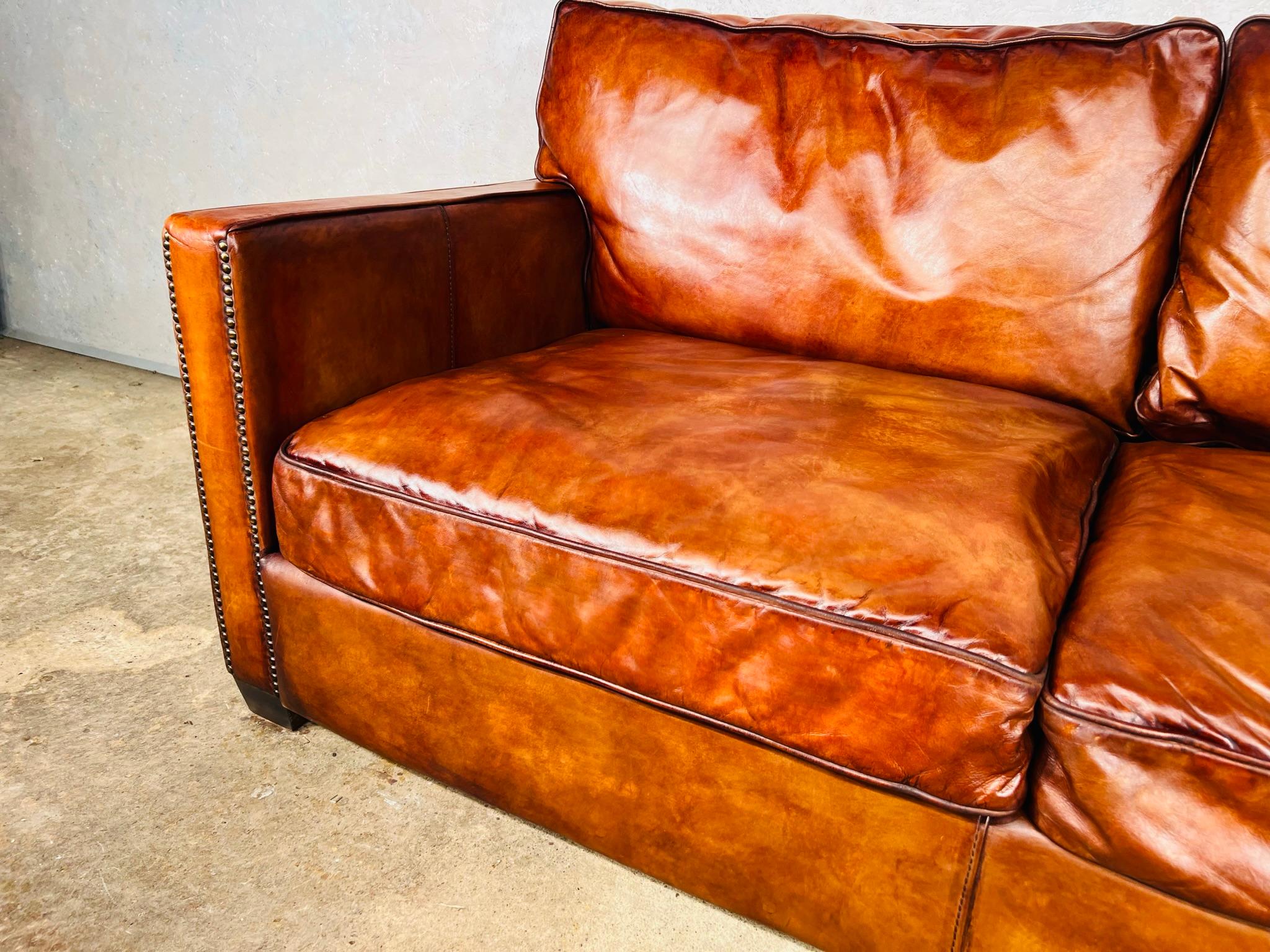 2nd hand leather sofas
