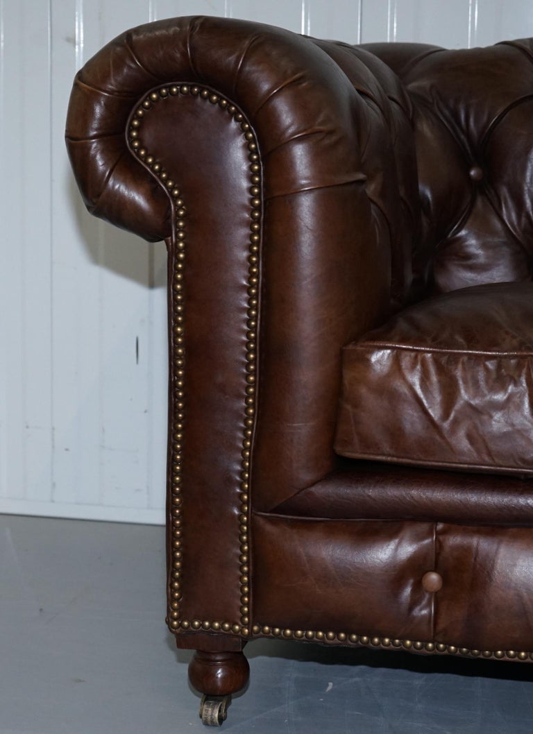 Stunning Timothy Oulton Westminster Brown Leather ...