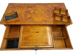 Stunning toilette writing commode vanity mirror, late Biedermeier, 1850, Austria