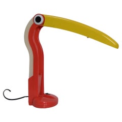 Vintage Stunning Toucan Table Lamp by H.T.Huang for Lenoir, 1990's. 