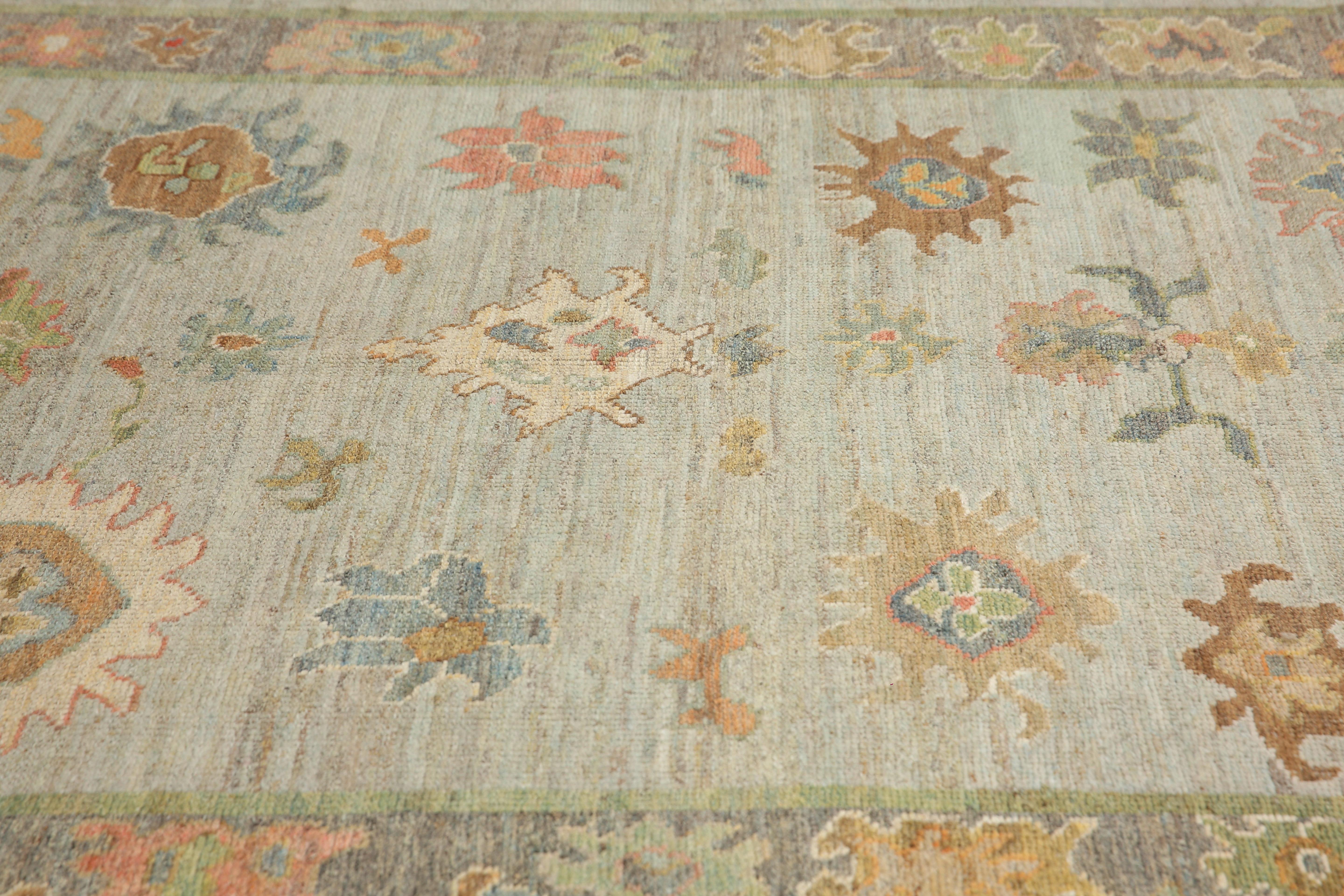 Contemporary Stunning Traditional Oushak Rug For Sale