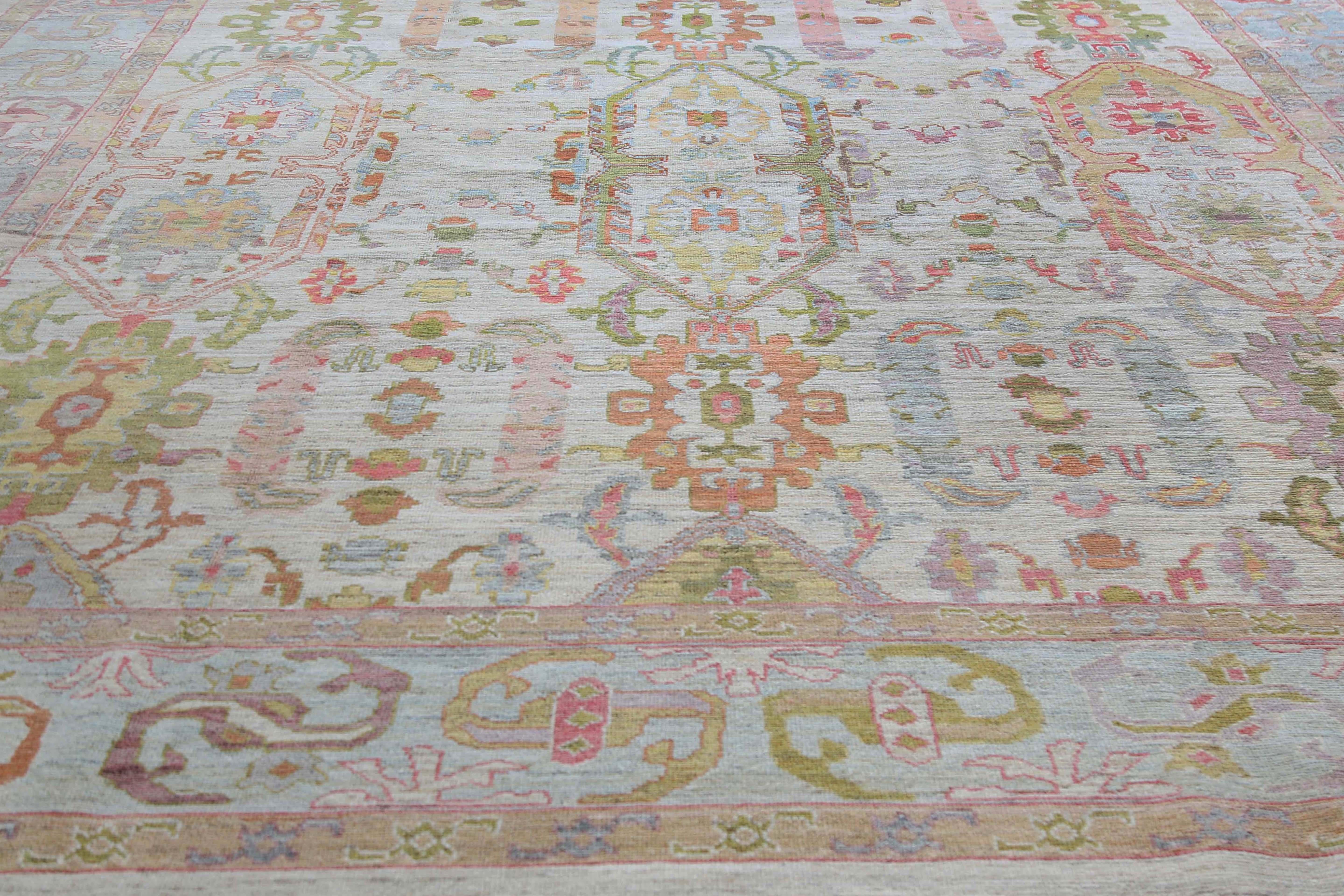 Hand-Woven Stunning Turkish Bakshaiesh Rug  For Sale