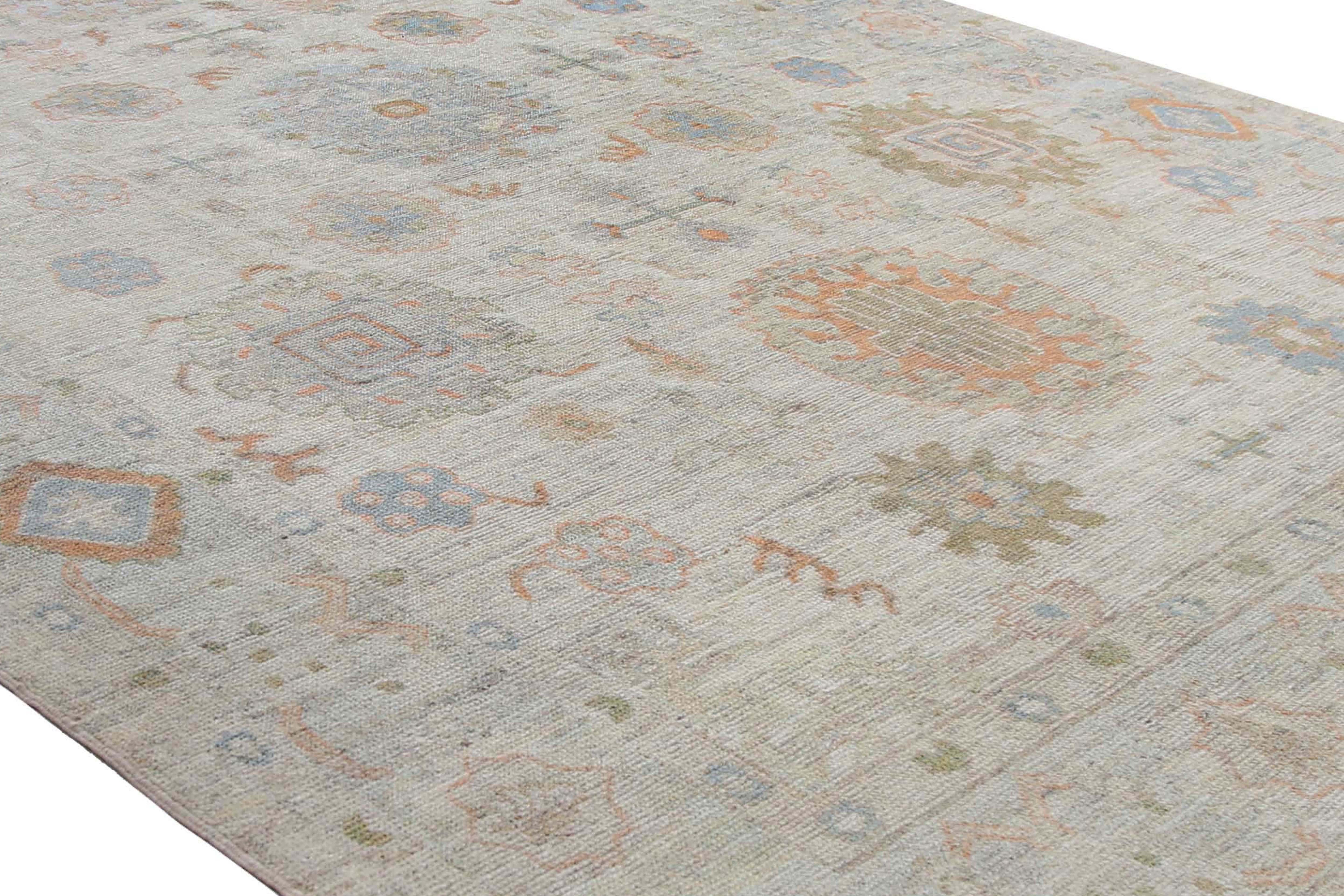 Contemporary Stunning Turkish Oushak Rug For Sale