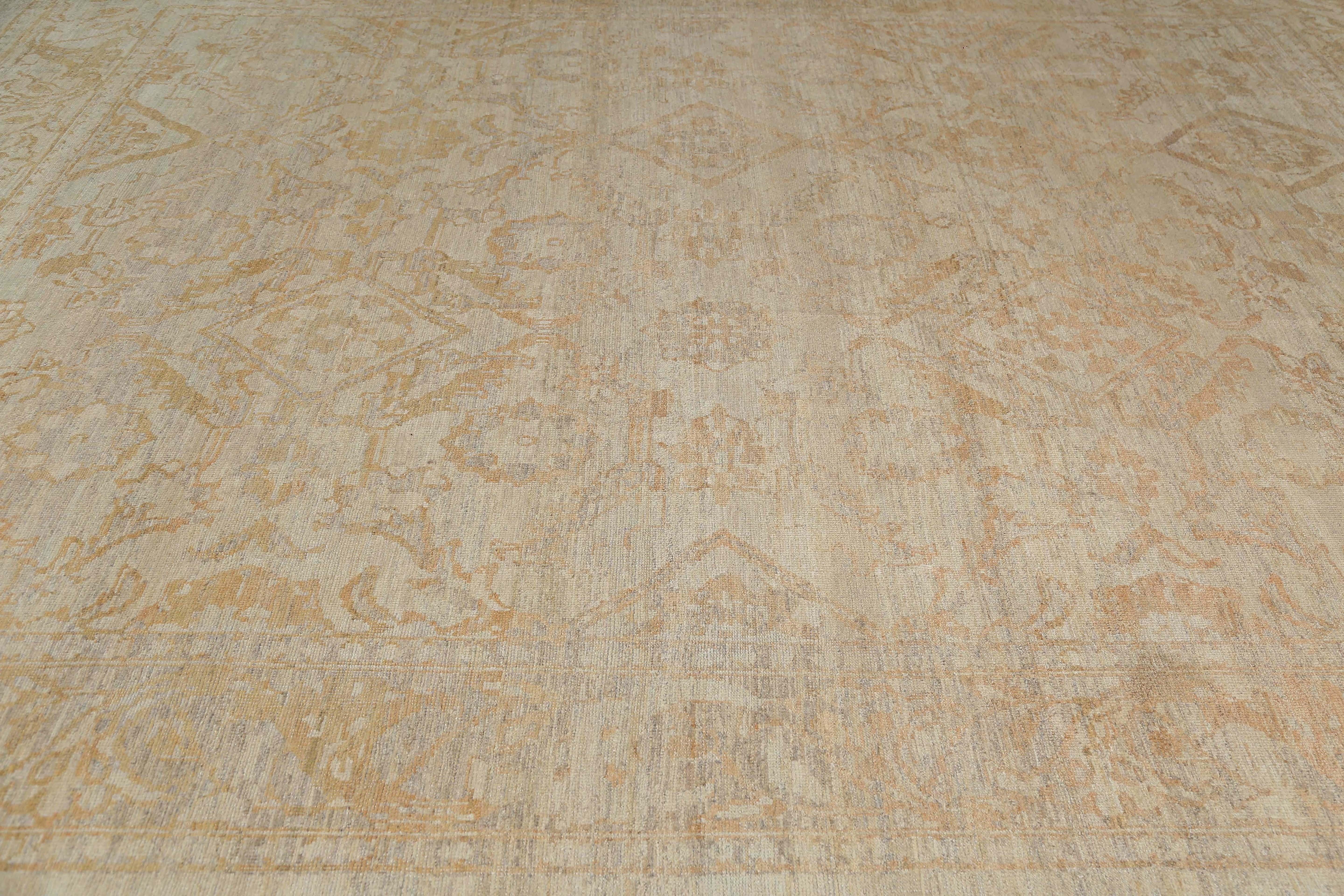 Stunning Turkish Sultanabad Muted Colors In New Condition For Sale In Dallas, TX