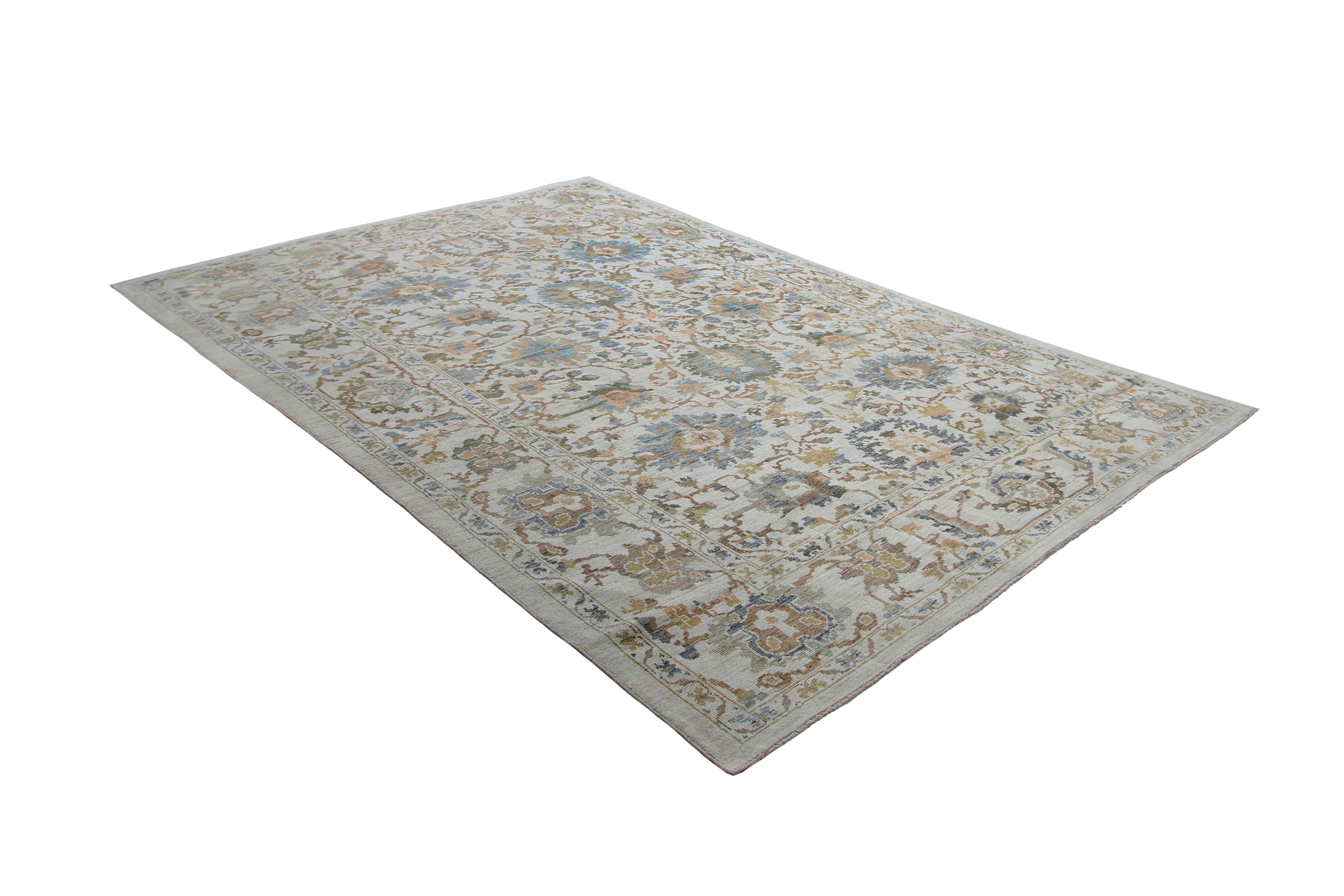 Atemberaubender türkischer Sultanabad-Teppich im Angebot 2