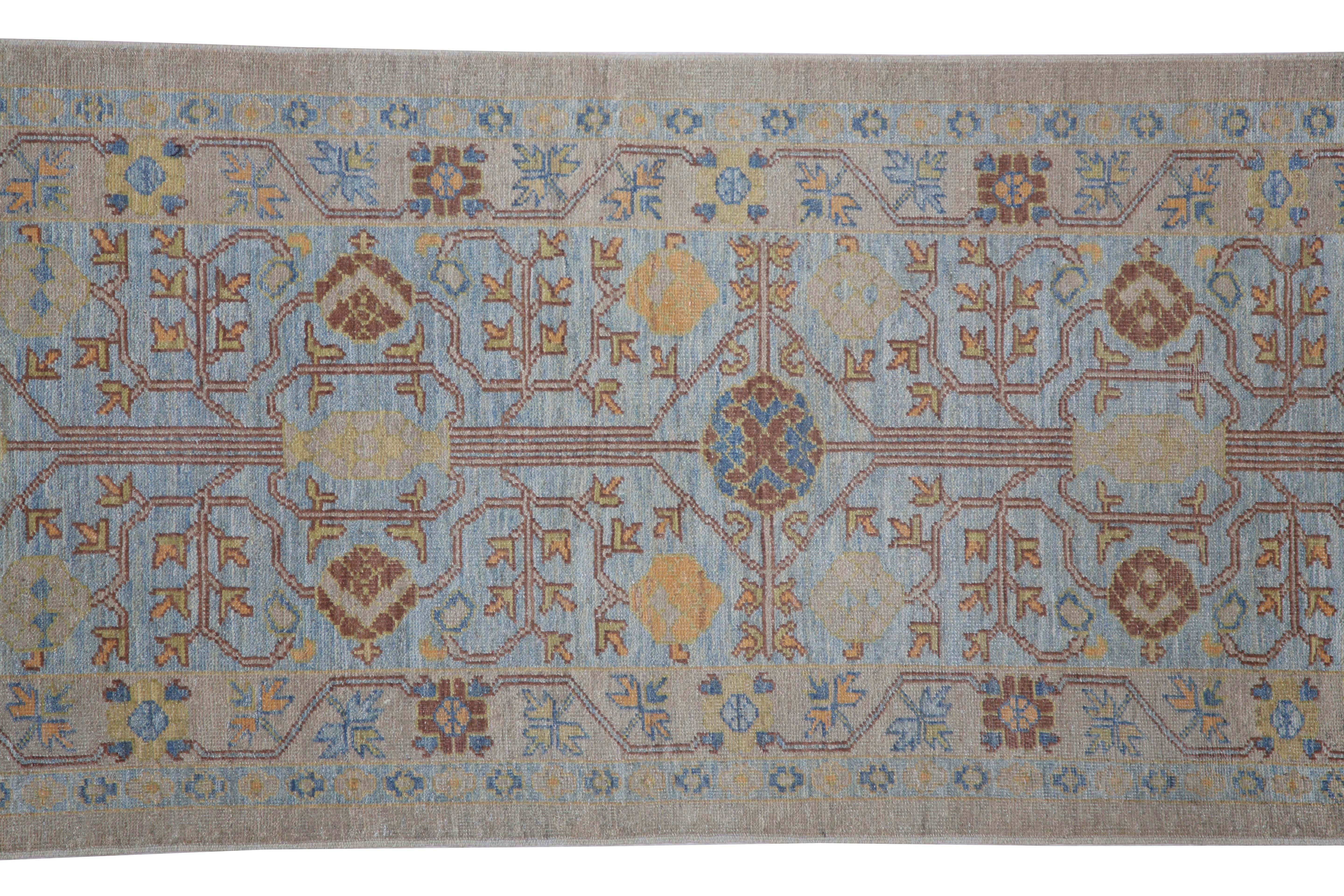 Atemberaubender türkischer Sultanabad-Läufer im Angebot 2
