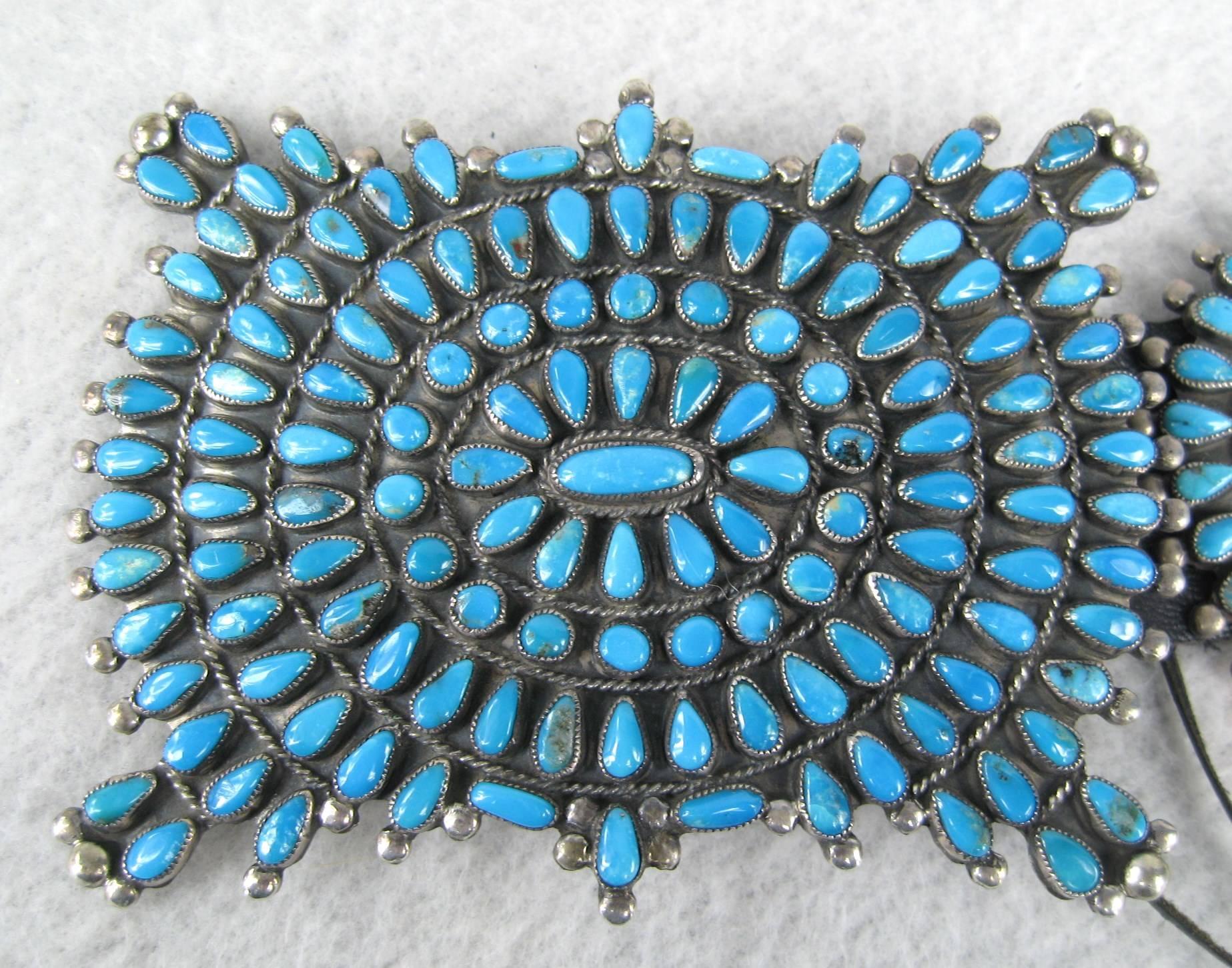 turquoise concho belts