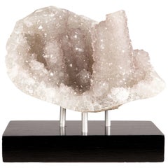 Superbe quartz blanc de forme inhabituelle avec formation d'stalactite