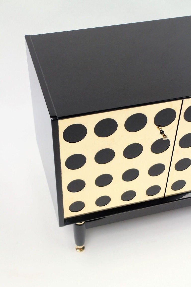 Stunning Upcycled G Plan Sideboard, Retro Credenza with Brass Detail