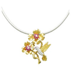 Stunning Van Cleef & Arpels Necklace and Brooch Pendant Set Necklace