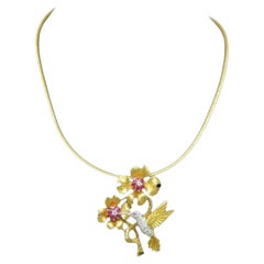 Stunning Van Cleef & Arpels Necklace and Brooch Pendant Set Necklace