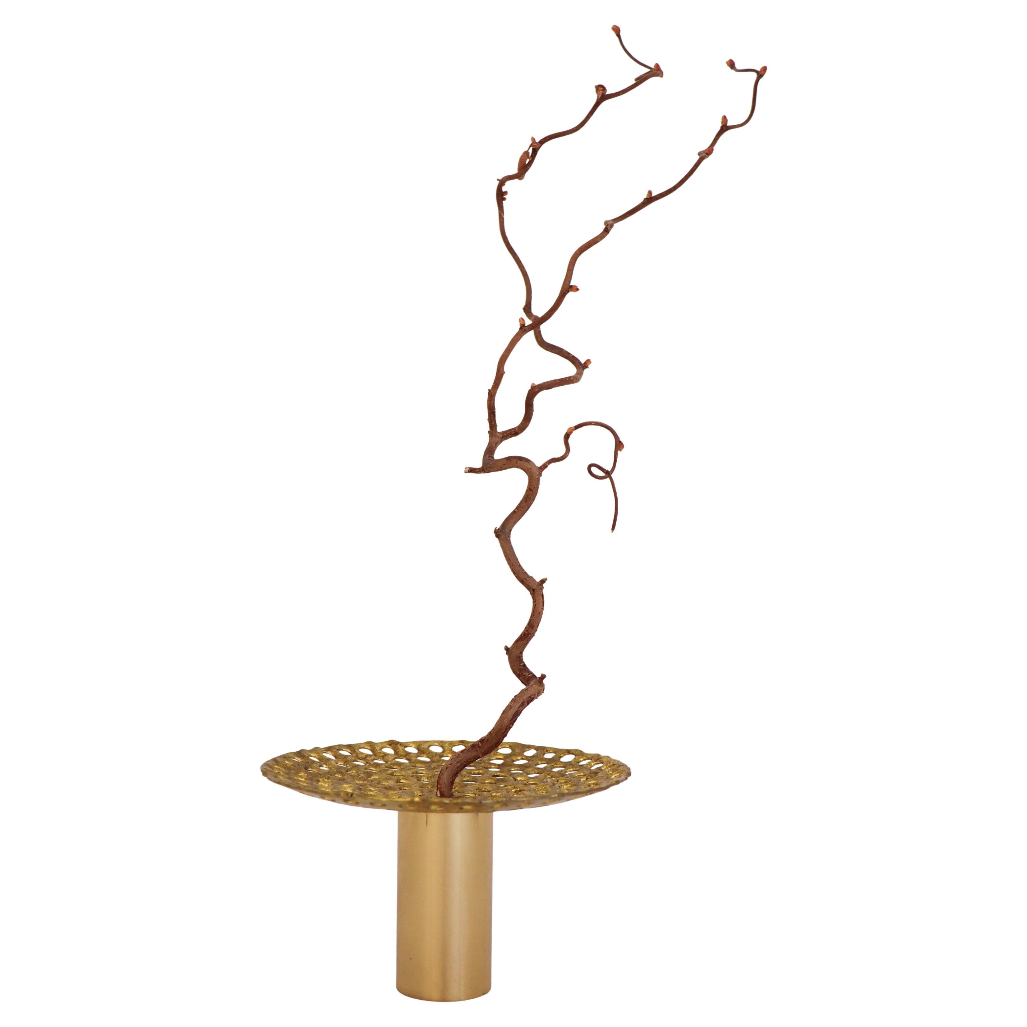 Splendido vaso in ottone - Skultuna, Svezia - Pierre Forsell 1960