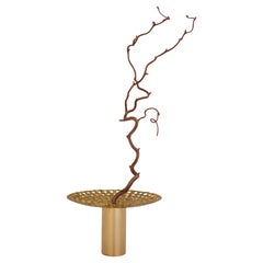 Superbe vase en laiton Skultuna, Suède - Pierre Forsell, années 1960