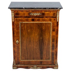 Stupendo Vertiko con intarsio, mezzo armadio, Napoleone III, anni '80 del XIX secolo, Francia